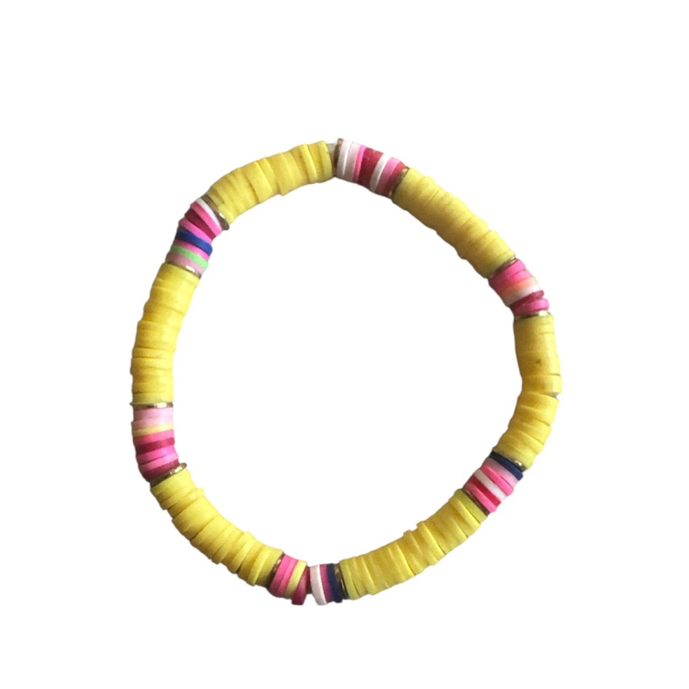 3 FOR $20 HANDCRAFTED Colorful Clay Beaded Bracelet